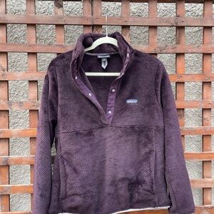 Patagonia Deep Purple Fleece Pullover